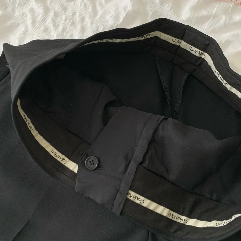 Vintage Calvin Klein Collection Wide Leg Pants Italy - Picture 12 of 13